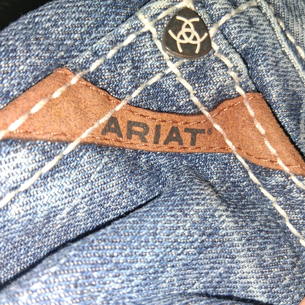 Ariat Men's Classic Blue Straight Jeans - Picture 7 of 16